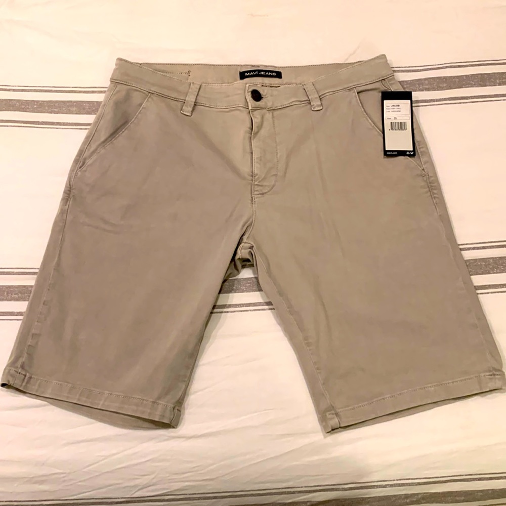 Mavi Grey Twill Shorts